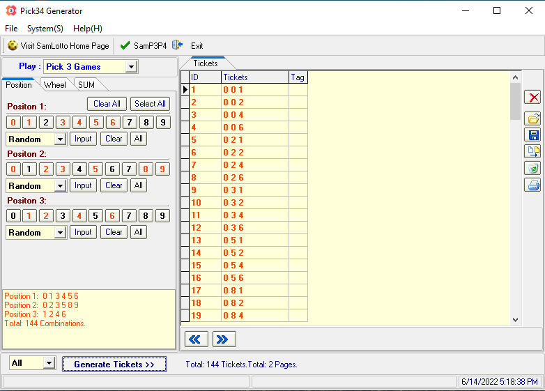 Pick34 Generator 1.0.1 full