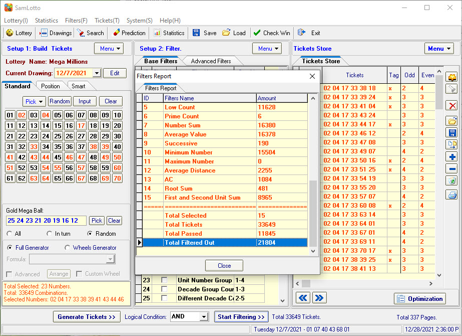 SamLotto screenshot SamLotto screenshot