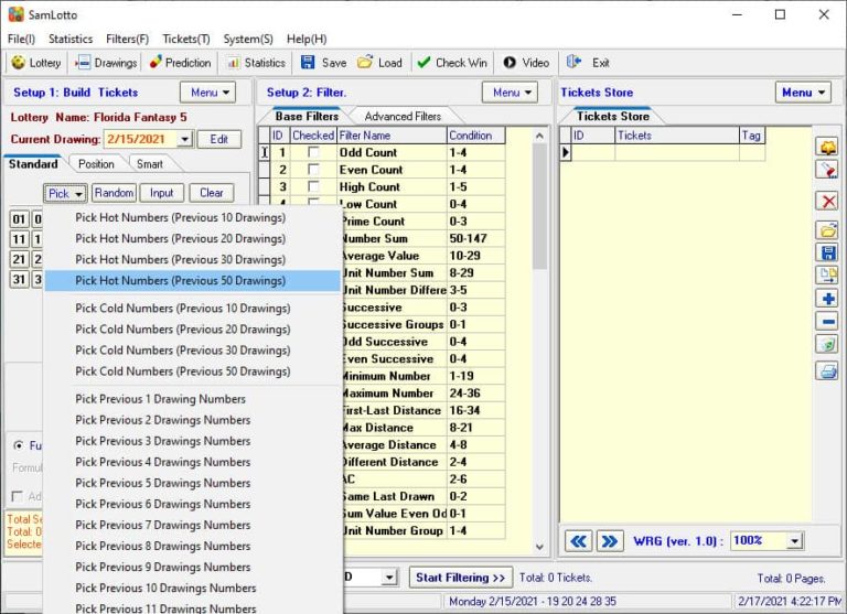 Win Florida Fantasy 5 Lottery Strategies and Software Tips SamLotto