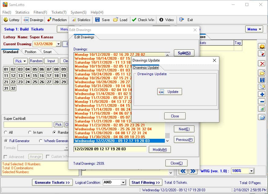 Use Lottery Software to Update Super Kansas Cash Results
