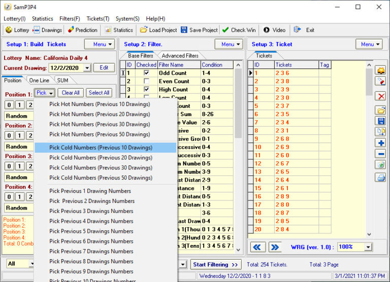 How to Generate Pick 3 Pick 4 Lottery Combinations SamLotto